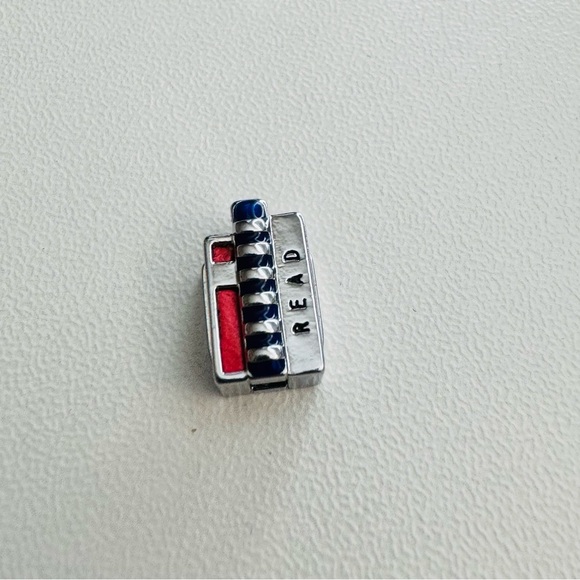Keep Collective “Read” Book Charm - Silver Tone - Picture 1 of 3